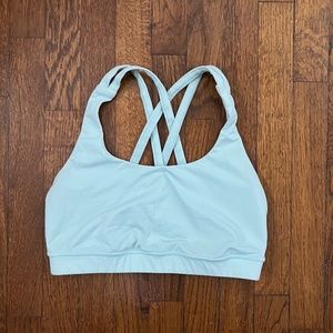 Lululemon Luxtreme Energy Bra Light Blue